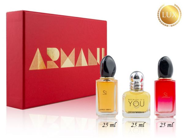 Set GIORGIO ARMANI RED COLLECTION, Edp, 3 x 25 ml (LUX UAE) wholesale